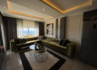 Недвижимость в 300м от моря: элегантный меблированный дуплекс 2+1, 125м² в Махмутларе ID-9454 фото-2