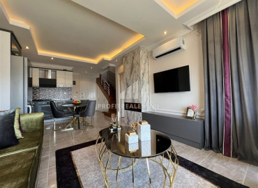 Недвижимость в 300м от моря: элегантный меблированный дуплекс 2+1, 125м² в Махмутларе ID-9454 фото-3