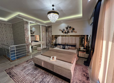 Недвижимость в 300м от моря: элегантный меблированный дуплекс 2+1, 125м² в Махмутларе ID-9454 фото-11