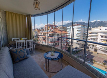 Large furnished view apartment with two bedrooms on the first line in Mahmutlar ID-9457 фото-10}}