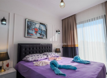 Стильная квартира у моря, с одной спальней, в 300 метрах от центра Махмутлара, Аланья, 55 м2 ID-9458 фото-7