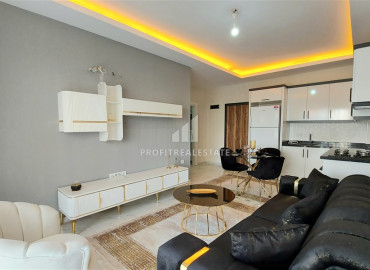Меблированная двухкомнатная квартира в новом комплексе в Махмутларе в 400м от Средиземного моря ID-9463 фото-4