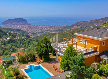 Detached villa 4 + 1, 420m² with its own facilities and land in the mountainous region of Alanya Tepe. ID-9467 фото-10