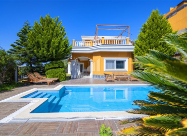 Detached villa 4 + 1, 420m² with its own facilities and land in the mountainous region of Alanya Tepe. ID-9467 фото-12