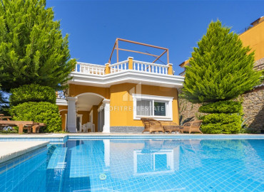 Detached villa 4 + 1, 420m² with its own facilities and land in the mountainous region of Alanya Tepe. ID-9467 фото-13