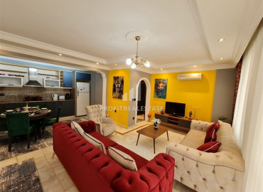 Stylish one bedroom apartment, furnished and equipped, in the center of the prestigious Oba district, 85 m2 ID-9502 фото-1