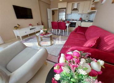 Two bedroom furnished apartment in a residence with a swimming pool, overlooking the sea in Mahmutlar ID-9511 фото-4
