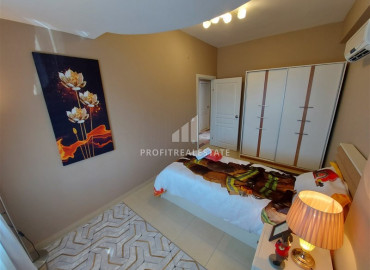 Трехкомнатная меблированная квартира в резиденции с бассейном, с видом на море в Махмутларе ID-9511 фото-13