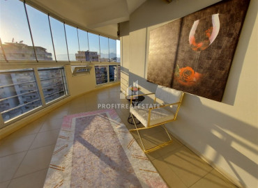 Трехкомнатная меблированная квартира в резиденции с бассейном, с видом на море в Махмутларе ID-9511 фото-15