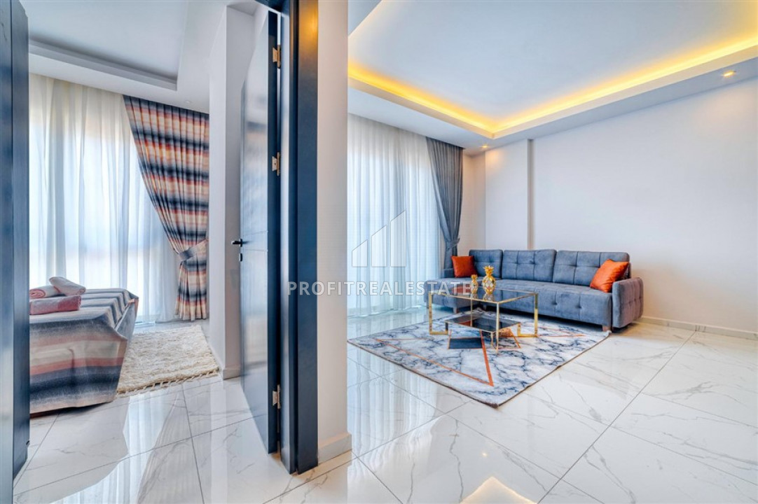 New apartment 1 + 1, in a residence built in 2022, Oba, Alanya, 50 m2 ID-9336 фото-2