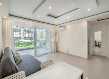 Меблированная квартира с одной спальней в новом комплексе с бассейном в Махмутларе ID-9525 фото-4