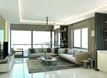 Apartment of different layouts in a premium class residence under construction in Mersin's Tomuk area ID-9529 фото-39