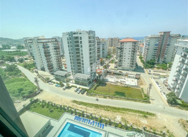 Трехкомнатная квартира с видом на море в новом комплексе премиум класса в 650м от моря в районе Махмутлар ID-9554 фото-19