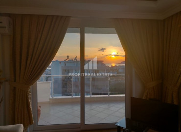 Меблированная квартира с двумя спальнями с видом на крепость Алании в районе Махмутлар ID-9555 фото-6