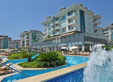 Spacious one bedroom apartment, equipped with furniture and appliances, in a comfortable residence in Oba, Alanya, 75 m2 ID-9585 фото-1