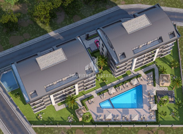 Investment project of a cozy residence with good facilities in the Alanya-Oba area ID-9586 фото-6