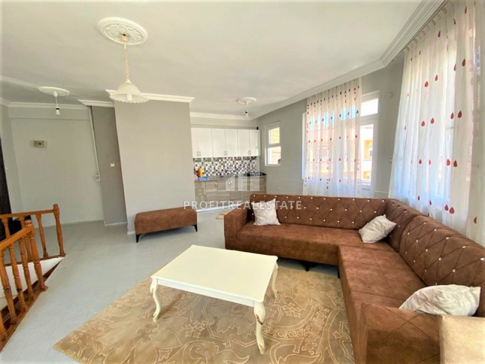Ready to move in duplex apartment 2+1 300m from the sea in Alanya - Avsallar ID-9587 фото-2