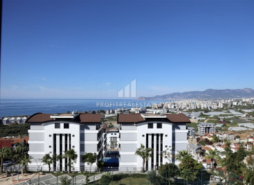 Стильные двухкомнатные апартаменты в элитном жилом комплексе, в 650 метрах от моря, Каргыджак, Аланья, 65 м2 ID-9631 фото-12