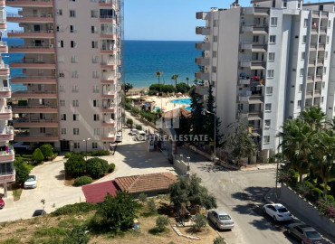 Spacious 3+1 apartment with sea view in gasified residence in Tece, Mersin ID-9640 фото-1