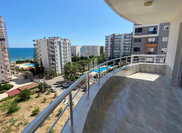 Spacious 3+1 apartment with sea view in gasified residence in Tece, Mersin ID-9640 фото-15