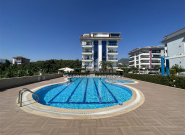 Двухкомнатные апартаменты, в комплексе с продуманной инфраструктурой, всего в 300 метрах от пляжа Кестеля, Аланья, 60 м2 ID-9683 фото-1