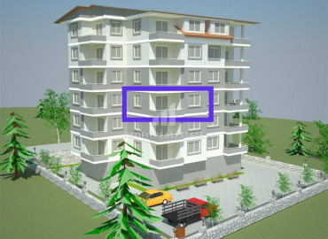 Видовая двухкомнатная квартира в доме городского типа на стадии строительства в районе Газипаша ID-9714 фото-2