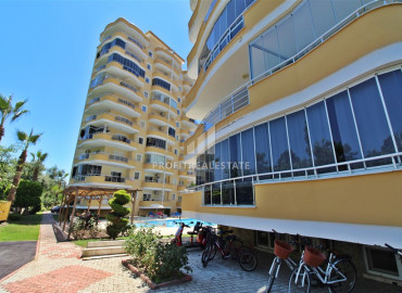 Меблированная трехкомнатная квартира в комплексе с инфраструктурой, в 500 метрах от моря в Махмутларе ID-9718 фото-19