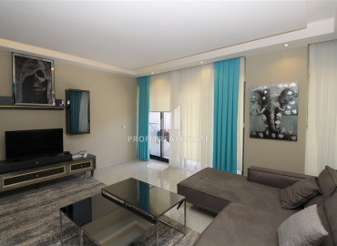 Меблированная квартира с двумя спальнями в новом элитном комплексе в 200м от моря в районе Каргыджак ID-9725 фото-3