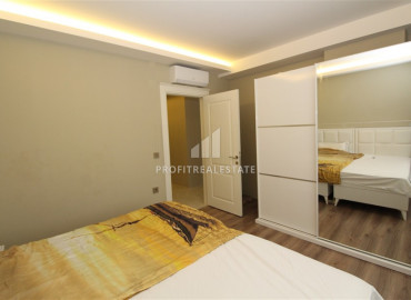 Меблированная квартира с двумя спальнями в новом элитном комплексе в 200м от моря в районе Каргыджак ID-9725 фото-16