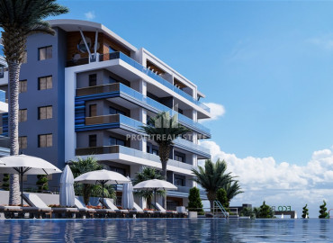 New one-bedroom apartment at the final stage of construction, in Kargicak, Alanya, 53 m2 ID-9751 фото-2