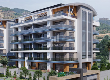 New one-bedroom apartment at the final stage of construction, in Kargicak, Alanya, 53 m2 ID-9751 фото-3