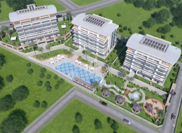 New one-bedroom apartment at the final stage of construction, in Kargicak, Alanya, 53 m2 ID-9751 фото-4