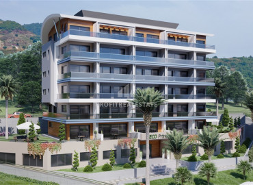 Новая двухкомнатная квартира на завершающем этапе строительства, в Каргыджаке, Аланья, 53 м2 ID-9751 фото-5