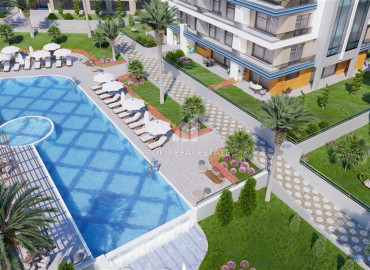 New one-bedroom apartment at the final stage of construction, in Kargicak, Alanya, 53 m2 ID-9751 фото-8