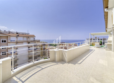 Двухуровневые апартаменты 4+1 с богатым внутренним интерьером и джакузи на террасе, в 150 метрах от моря, Махмутлар, Аланья, 280 м2 ID-9758 фото-30