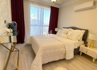 Меблированная двухкомнатная квартира, 70м², на высоком этаже в Махмутларе с видом на море и горы ID-9773 фото-13
