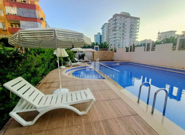 Меблированная двухкомнатная квартира, 70м², на высоком этаже в Махмутларе с видом на море и горы ID-9773 фото-19