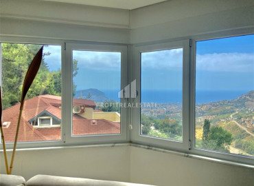 Two bedroom view duplex, 160m², in a residence of townhouses in the mountainous area of the center of Alanya - Bektas ID-9867 фото-13
