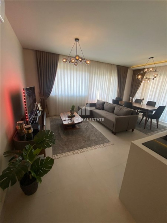 Новая квартира 2+1, 115м², в элитном комплексе на берегу моря в районе Кестель, Аланья ID-9878 фото-2