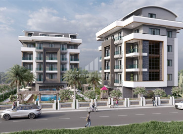 Real estate by the sea from the developer. New investment project in the prestigious area of Oba, Alanya, 60-145 m2 ID-9939 фото-7