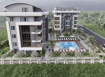 Real estate by the sea from the developer. New investment project in the prestigious area of Oba, Alanya, 60-145 m2 ID-9939 фото-12