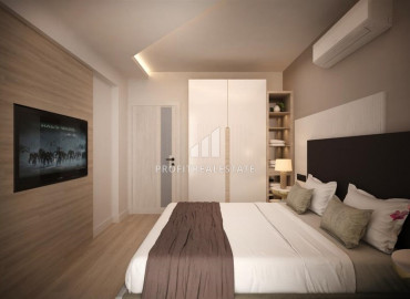 Новая двухуровневая квартира, с двумя спальнями, в чистовой отделке, в 100 метрах от моря, Лара, Анталья, 120 м2 ID-9950 фото-2