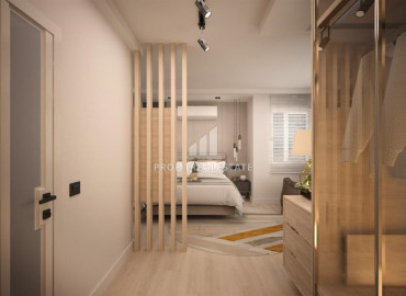 Новая двухуровневая квартира, с двумя спальнями, в чистовой отделке, в 100 метрах от моря, Лара, Анталья, 120 м2 ID-9950 фото-5