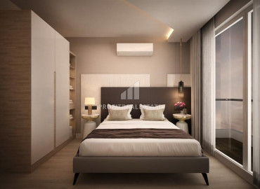 Новая двухуровневая квартира, с двумя спальнями, в чистовой отделке, в 100 метрах от моря, Лара, Анталья, 120 м2 ID-9950 фото-7