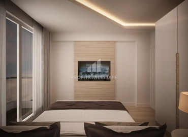 Новая двухуровневая квартира, с двумя спальнями, в чистовой отделке, в 100 метрах от моря, Лара, Анталья, 120 м2 ID-9950 фото-8