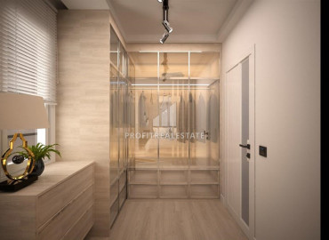 Новая двухуровневая квартира, с двумя спальнями, в чистовой отделке, в 100 метрах от моря, Лара, Анталья, 120 м2 ID-9950 фото-10
