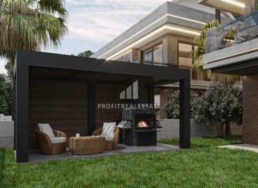 The project of two-storey villas with a private area and a swimming pool at prices from the developer in the mountainous region of Alanya - Bektas. ID-9968 фото-7