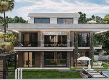 The project of two-storey villas with a private area and a swimming pool at prices from the developer in the mountainous region of Alanya - Bektas. ID-9968 фото-8