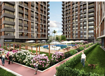 Start of sales: 1+1, 2+1 apartment in a residence with facilities in Mersin - Arpaçbahşiş area. ID-10008 фото-7