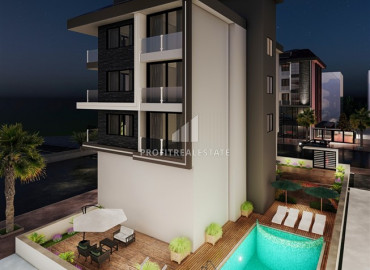Investment property under construction, 150 meters from the sea, Kestel, Alanya, 55-105 m2 ID-10036 фото-9